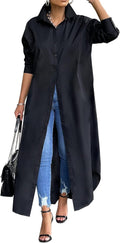 Choichic Shirt Dresses for Women Casual Long Sleeve (Style SB8Y)