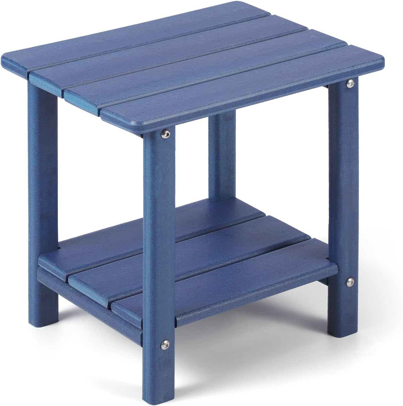 Adirondack Outdoor Side Table with 2-Tier Design for Patio