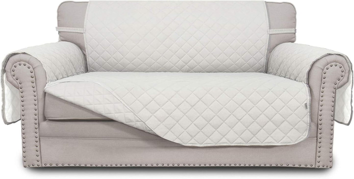Easy-Going Reversible Loveseat Couch Cover for Pet Protection