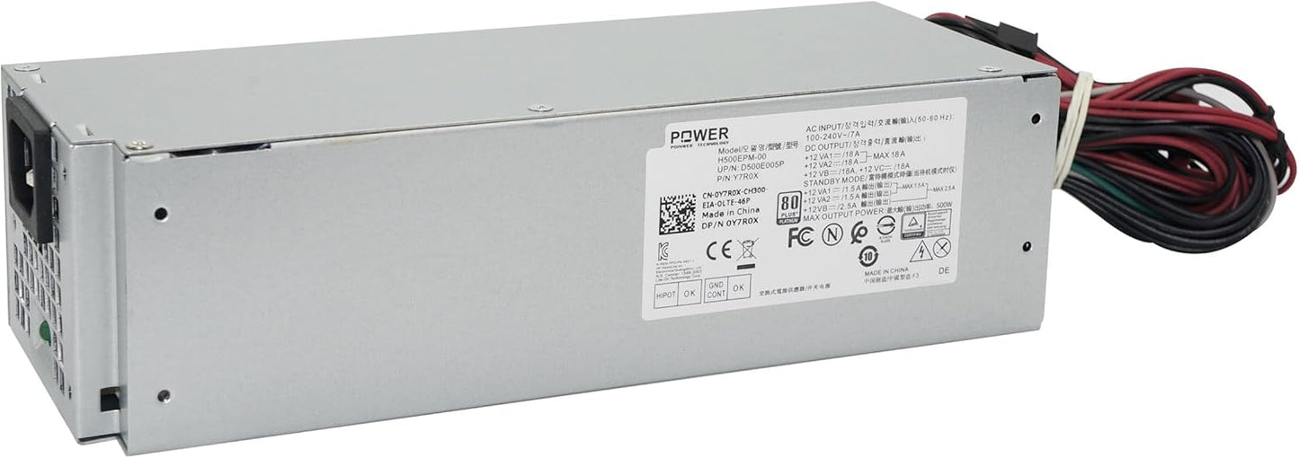 500W Power Supply for DELL Optiplex and XPS Models - Reliable Upgrade