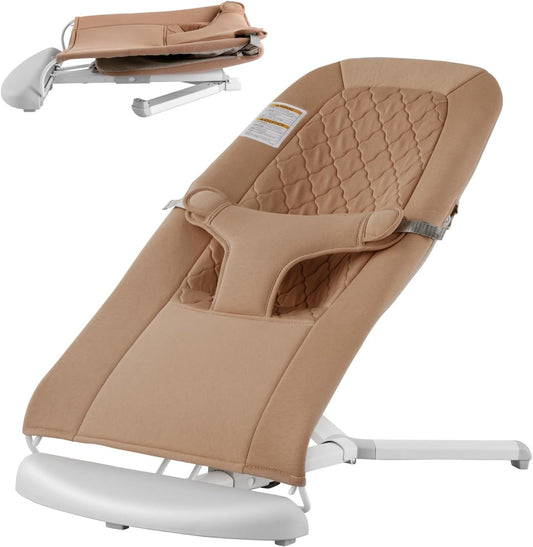 Portable Folding Baby Bouncer with Adjustable Recline