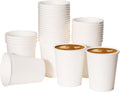 8 oz Paper Coffee Cups 1000 Pack - Durable Disposable Hot Cups