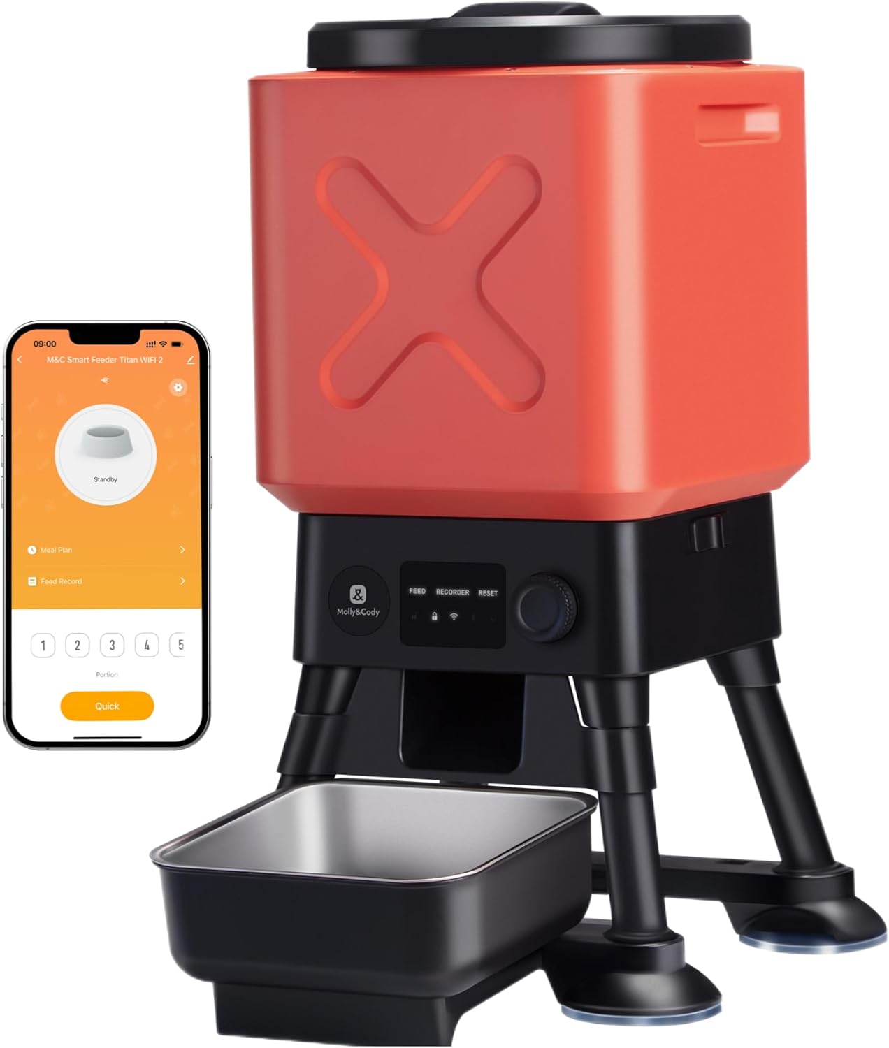 Automatic Dog Feeder for Large Dogs with Smart App Control