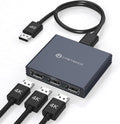 DisplayPort Splitter 3 Monitors 4K60Hz DP Splitter - Triple Display
