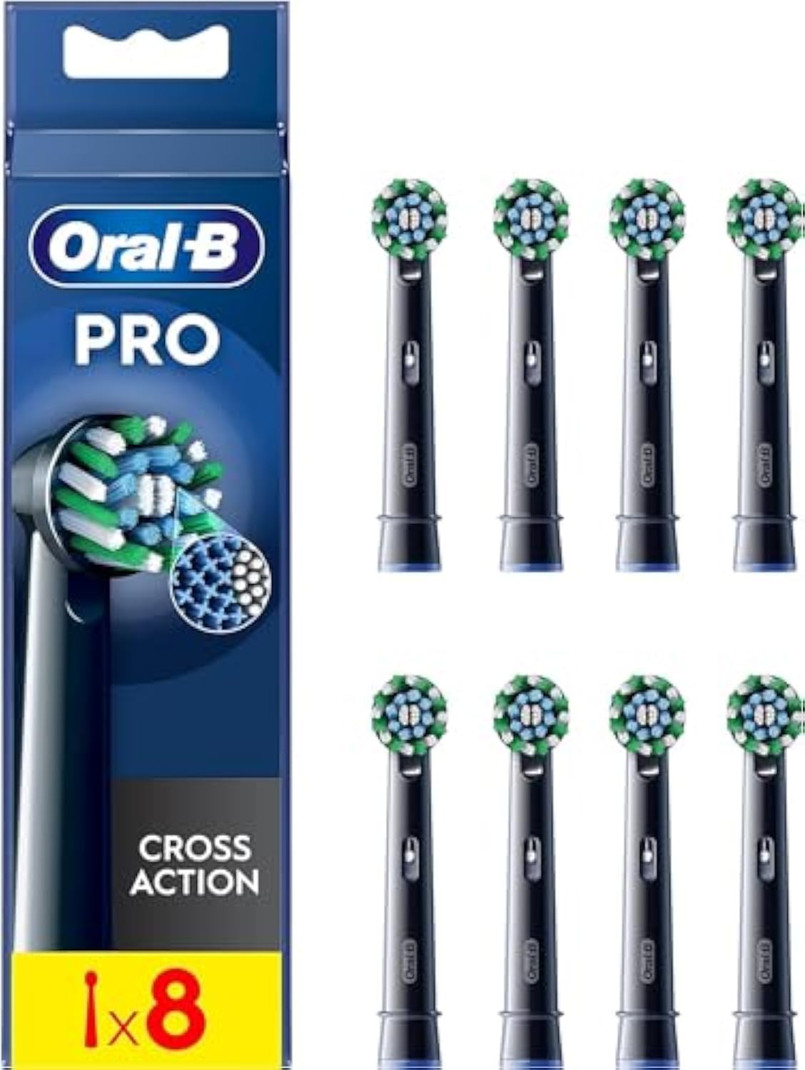 Oral-B Pro Cross Action Electric Toothbrush Heads for Deep Clean