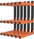 Lumber Storage Rack Wall-Mounted 6-Pack - Heavy Duty 1080 LB Capacity