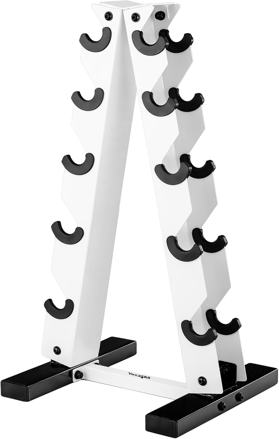 YES4ALL Dumbbell Rack Stand - 5 Tier A Frame Weight Rack