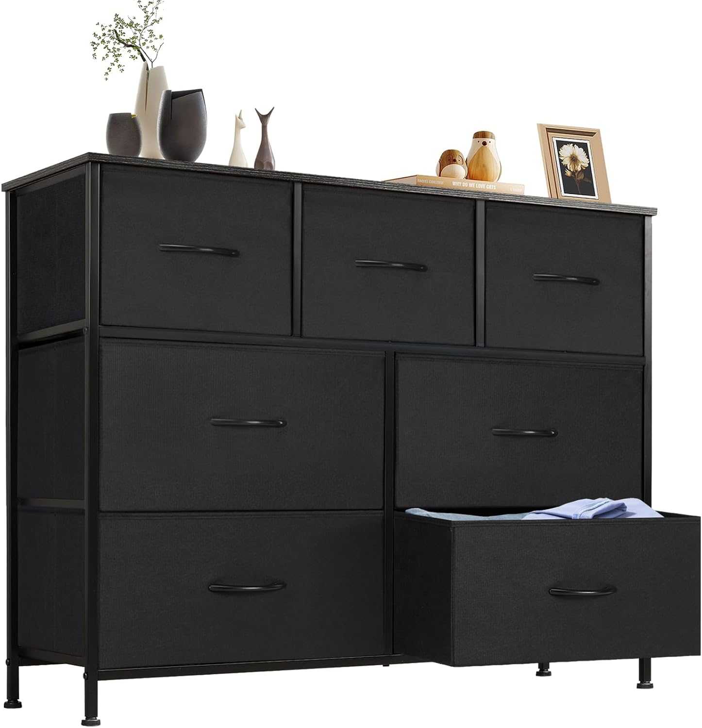 Stylish Multifunction Dresser with 7 Drawers for Storage Needs