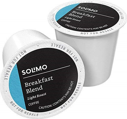 Solimo Light Roast Coffee Pods - Energize Your Mornings