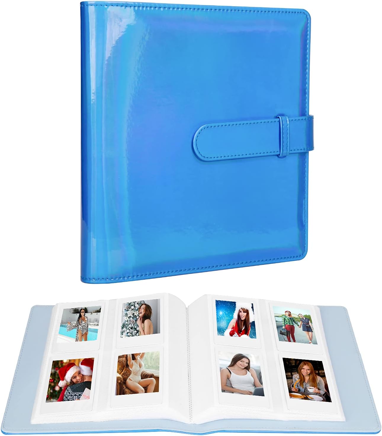 Compact 256 Pockets Photo Album - Organize Instant Memories!