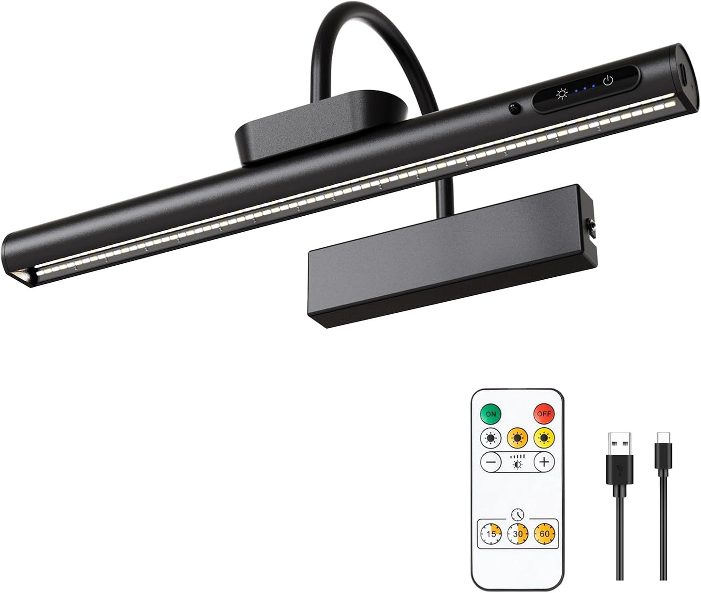 Dimmable Cordless Picture Light for Artwork and Portraits