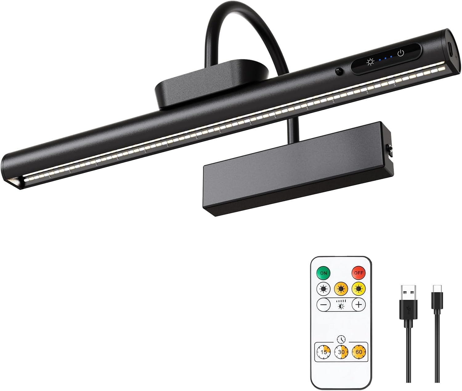 Dimmable Cordless Picture Light for Artwork and Portraits