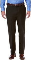 Haggar Men's Premium Comfort Classic Fit Flat Front Dress Pant hook