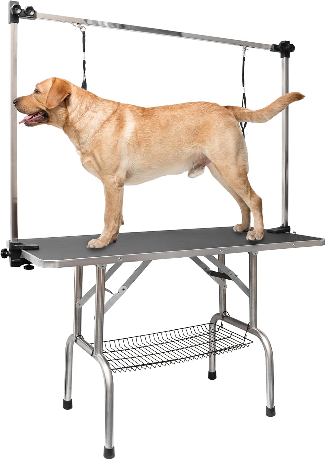 ROOMTEC 46in Dog Grooming Table for Home Pet Bathing Station