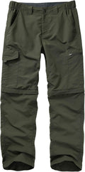 Mens Convertible Hiking Pants for Men - Lightweight Quick Dry Zip-Off