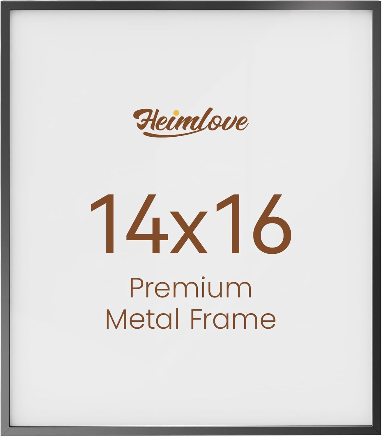Heimlove 14x16 Metal Picture Frame for Elegant Wall Decor
