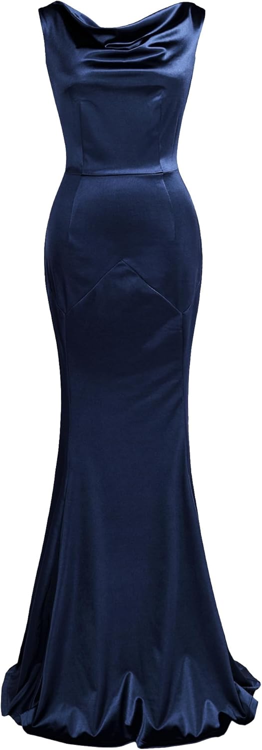Elegant Mermaid Sleeveless Gown for Women by MUXXN - Perfect Fit