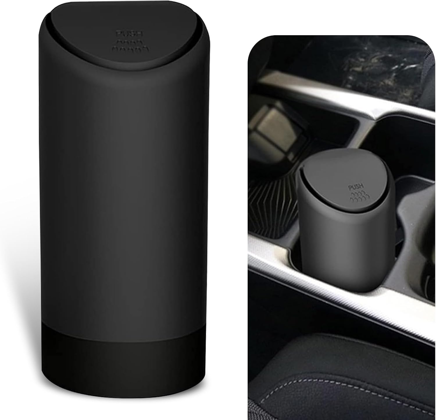 Car Console Trash Can: Portable & Elastic - Keep Your Car Clean!