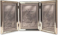 Lawrence Frames Bead Border 5x7 Triple Silver Frame - Classic Display