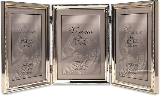Lawrence Frames Bead Border Design Triple Frame for 5x7 Photos