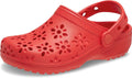 Crocs Kids Classic Floral Design Clogs - Comfortable, Easy On