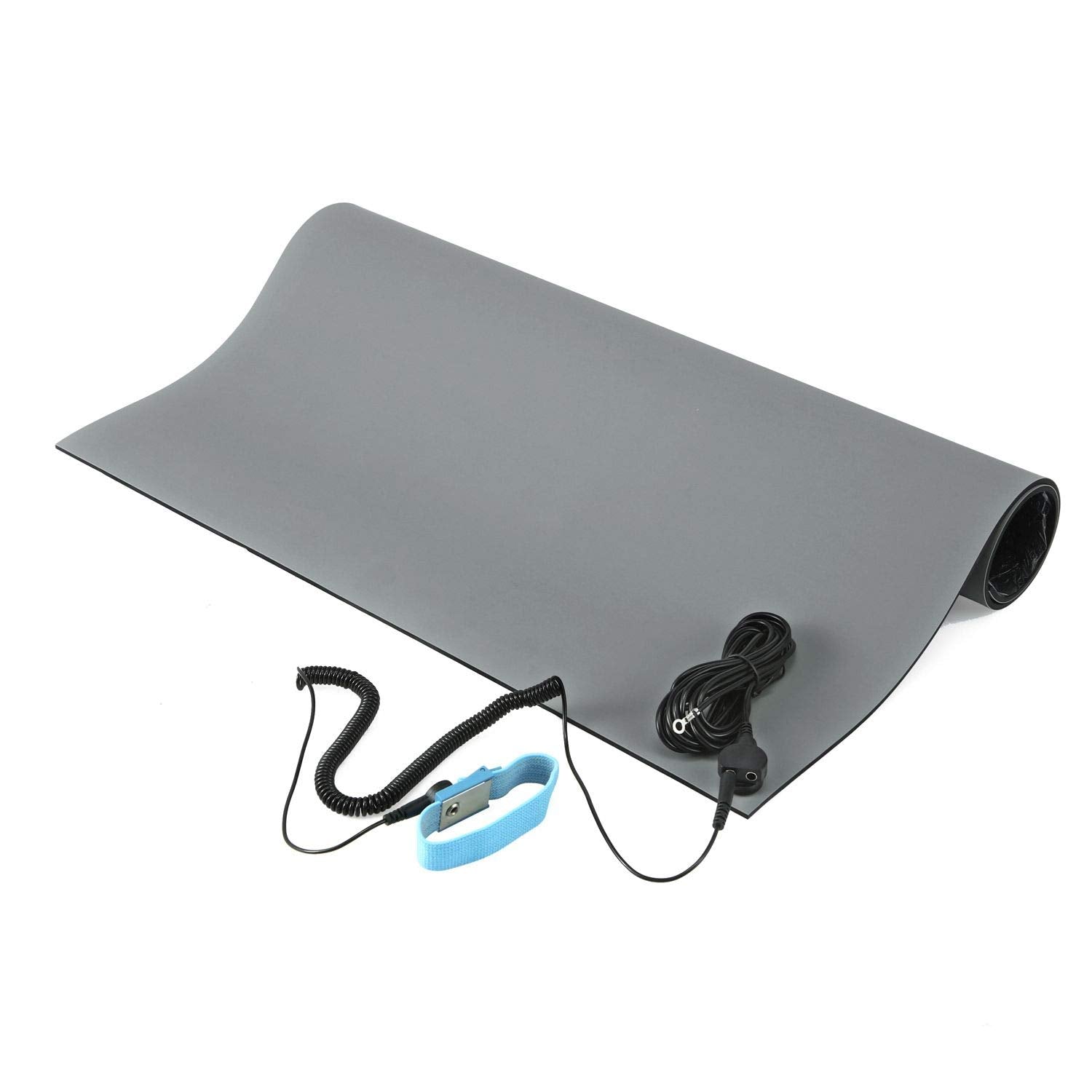 MWRF Source ESD Mat Kit with Wrist Strap and Grounding Cord