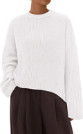 PRETTYGARDEN Womens Fall Sweaters 2025 Oversized Crewneck Pullover