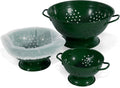 Metal Colander Set of 3 for Spaghetti, Pasta, and More