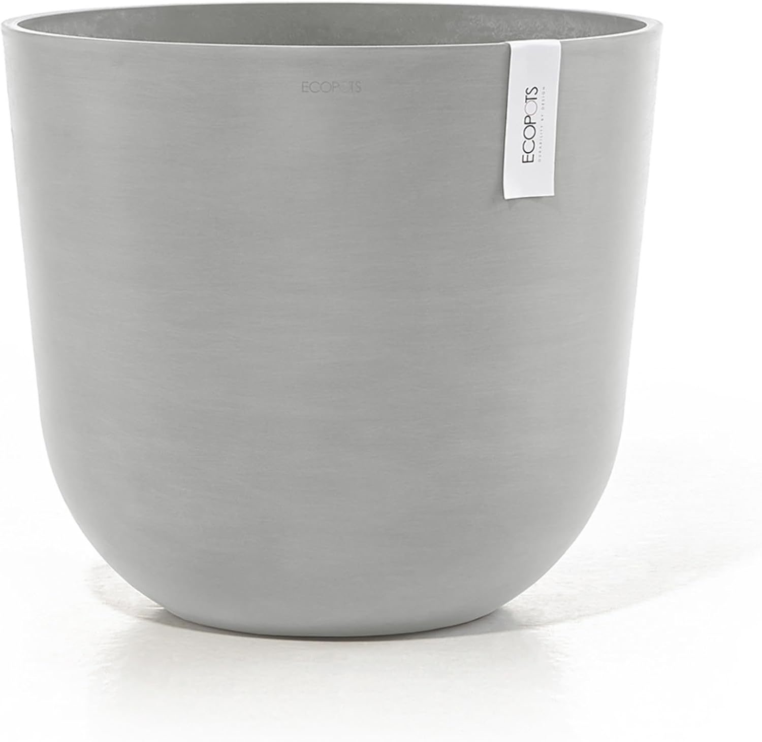 Ecopots Oslo Durable Modern Round Indoor/Outdoor Flower Pot