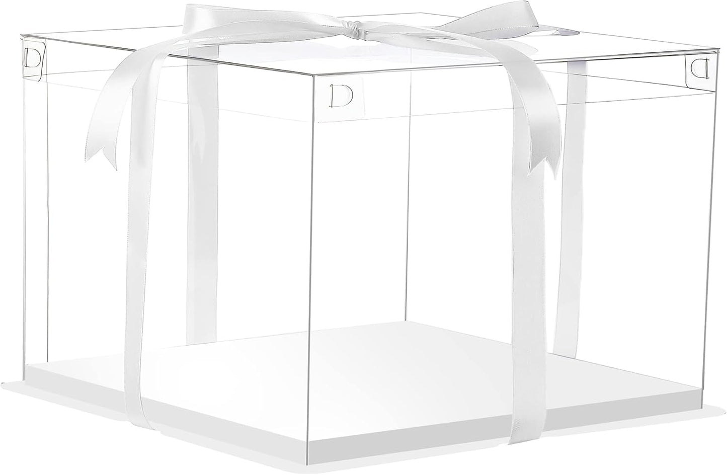 12X12X7inch Clear Cake Boxes for Elegant Cake Presentation