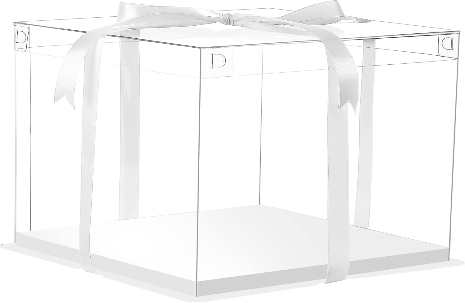 12X12X7inch Clear Cake Boxes for Elegant Cake Presentation