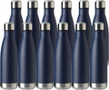 MEWAY 17oz Sport Water Bottle 12 Pack - Keeps Drinks Hot or Cold