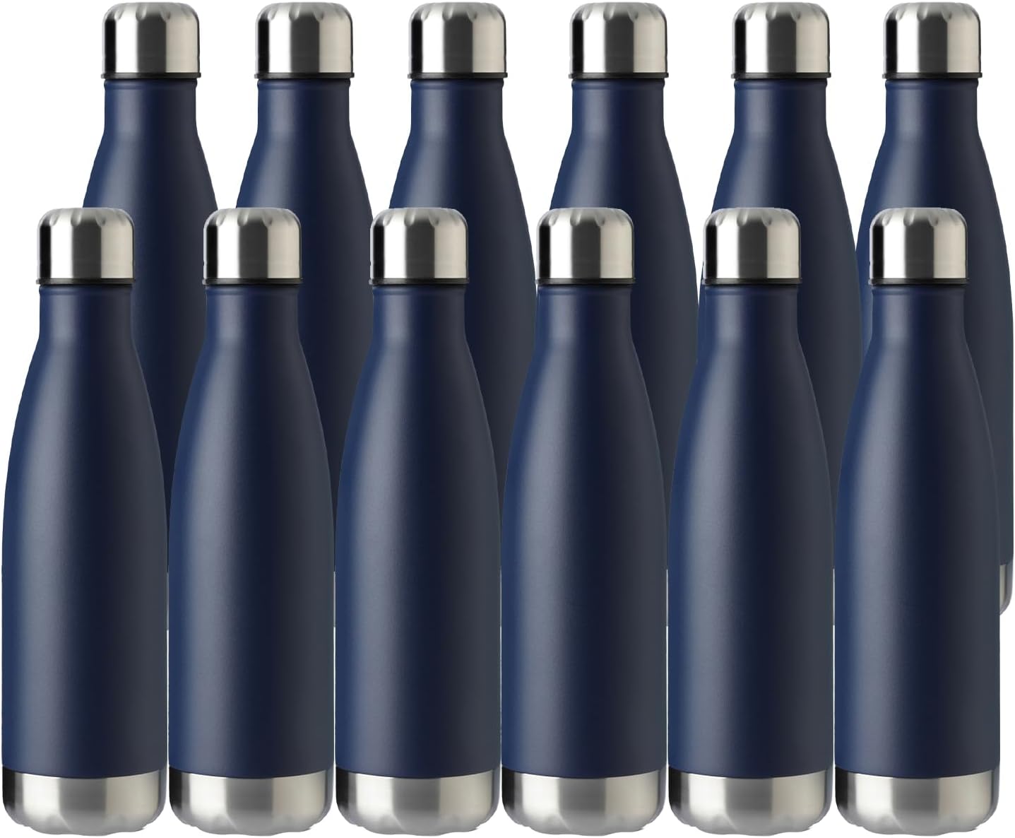 MEWAY 17oz Sport Water Bottle 12 Pack for Hot and Cold Drinks