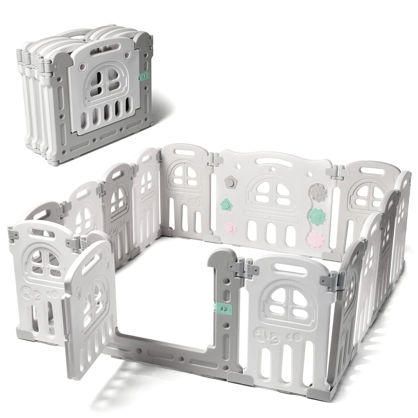 Play22 Foldable Baby Playpen - Safety & Style!