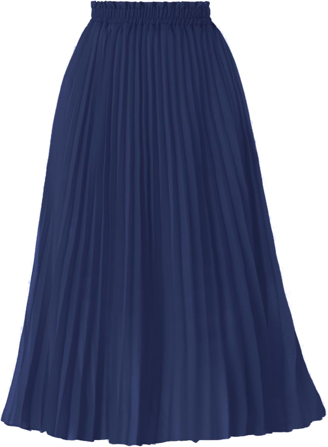 GOOBGS Women's Pleated A-Line High Waist Midi Skirt Review