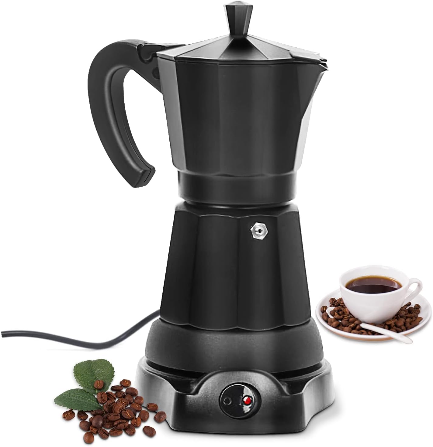 SHANGSKY 6-Cup Electric Espresso Maker