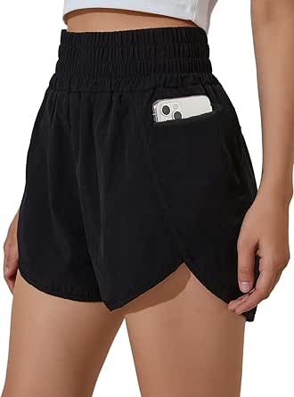 High Waisted Running Shorts for Women - Quick-Dry Athletic Wear