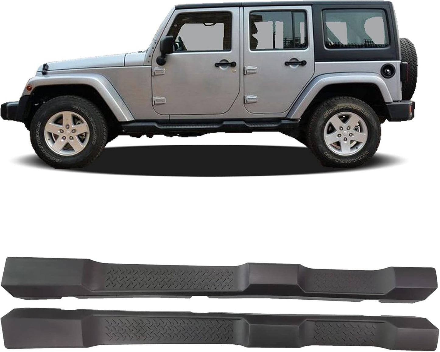 Running Boards Drop Side Steps for 2007-2017 Jeep Wrangler JK