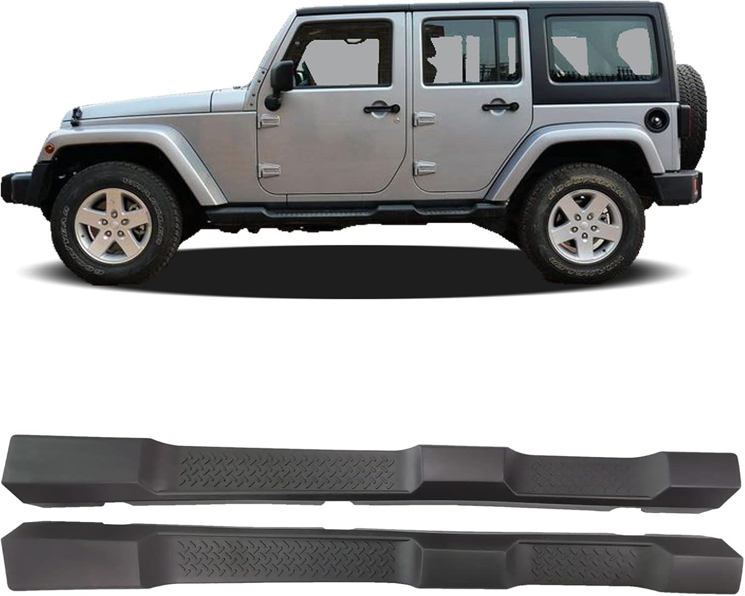 Running Boards Drop Side Steps for 2007-2017 Jeep Wrangler JK