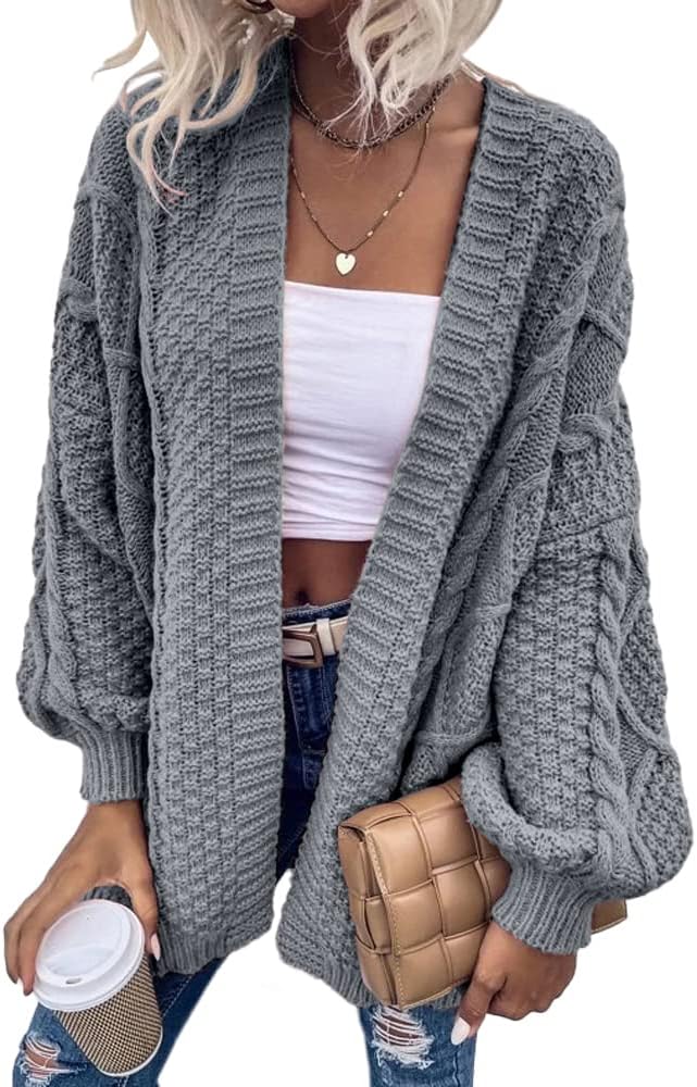 Dyexces Womens Oversized Cardigan Sweaters for Cozy Style