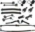 TRQ Front Control Arms Ball Joints Tie Rods Links Kit Compatible