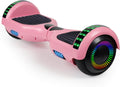 Self Balance Scooter 6.5in Red with Speaker and LED Lights - Safe Ride