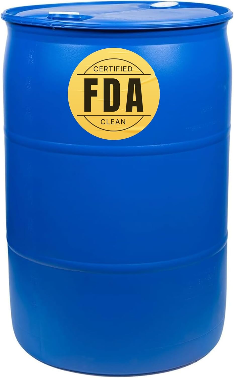 55 Gallon Blue Tight Head Plastic Drum for Versatile Liquid Storage