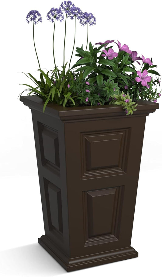 Mayne Wyndham 24-Inch Tall Planter for Vibrant Indoor/Outdoor Use