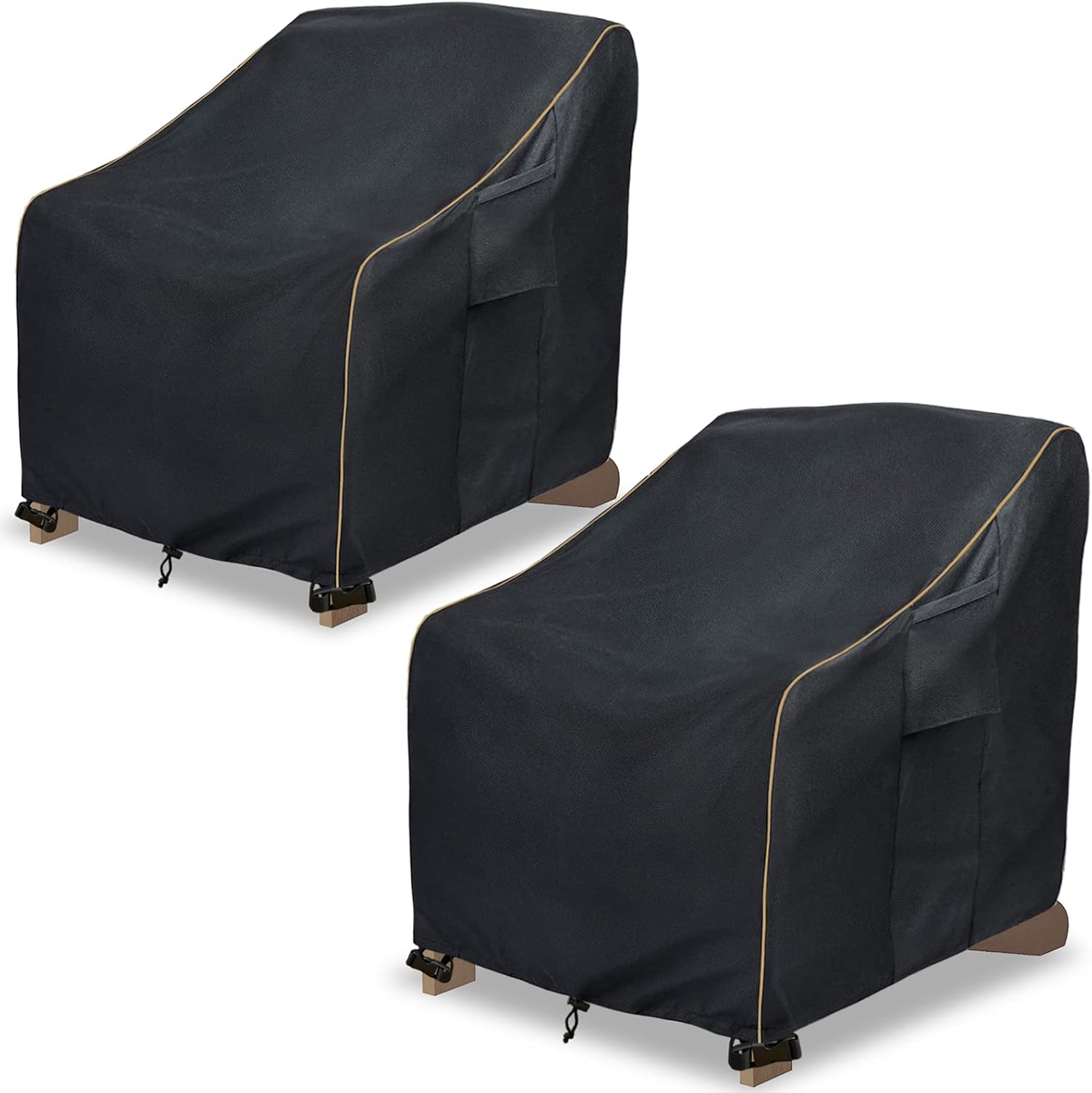 Adirondack Chair Covers 2 Pack - Waterproof Heavy Duty Protection