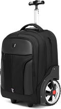 Rolling Waterproof Backpack with Wheels for Business and Travel - Fits