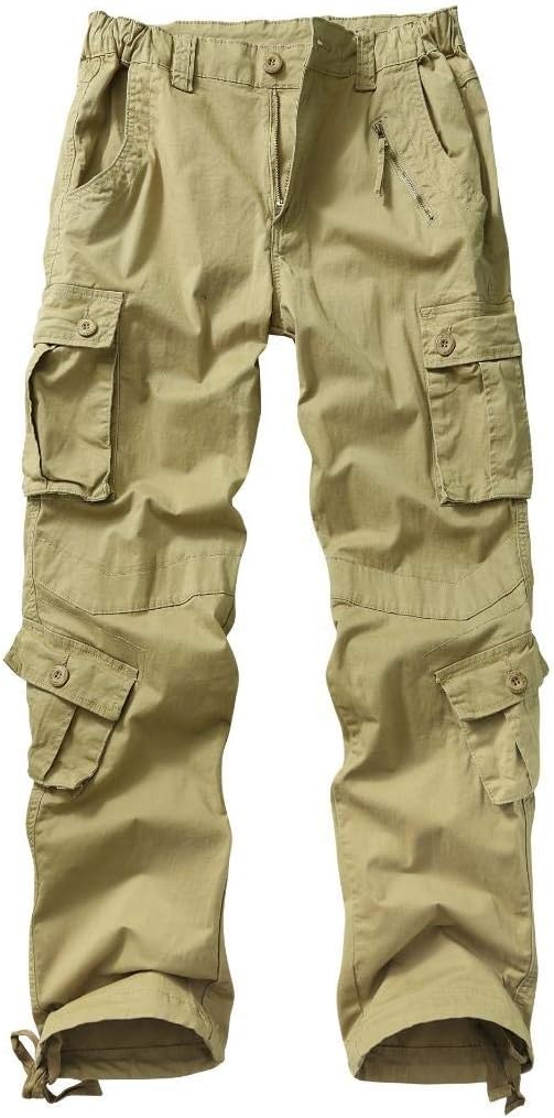 AKARMY Womens Cargo Pants with Pockets for Outdoor Activities