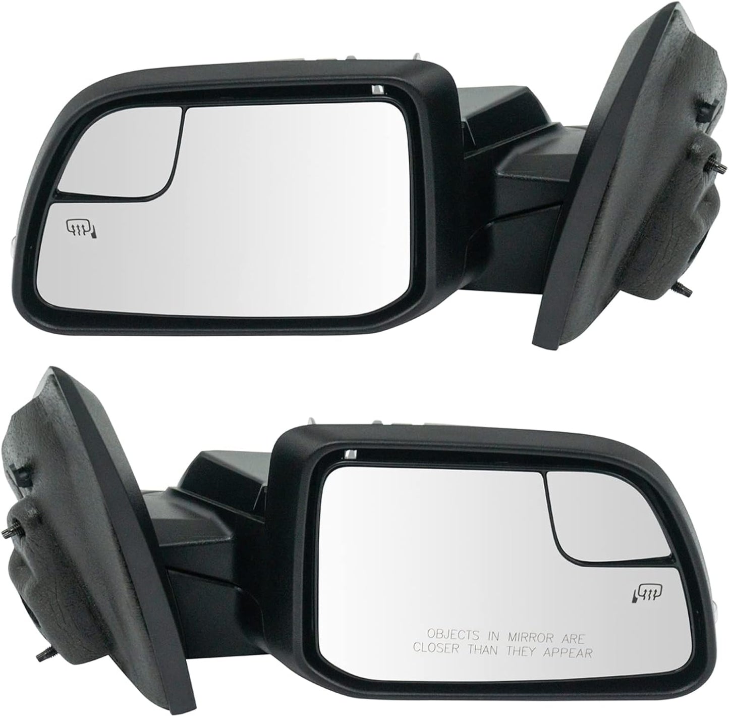 TRQ Power Heated Mirror Set for 2011-2015 Lincoln MKX