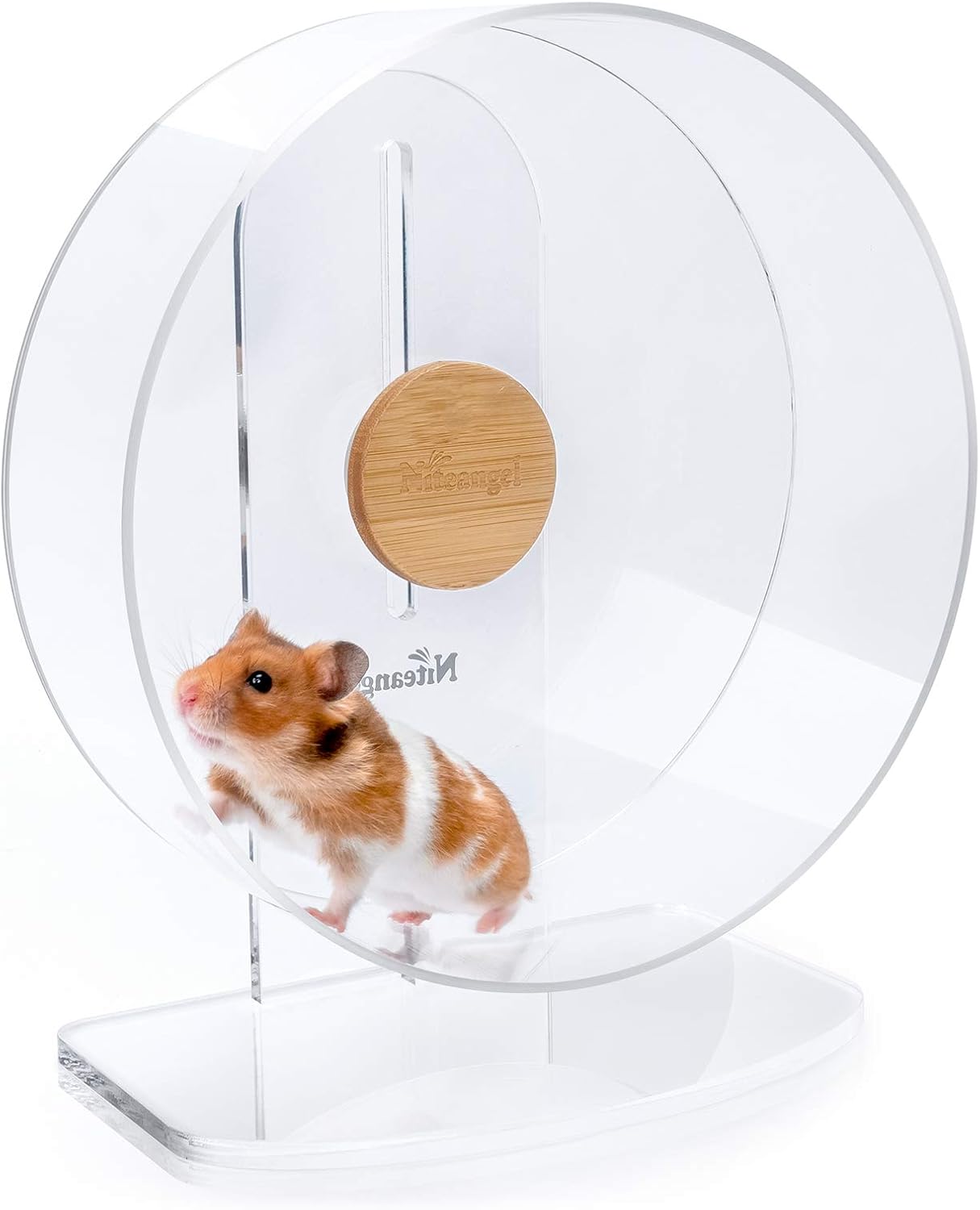 Niteangel Silent Hamster Exercise Wheel for Small Pets Fun