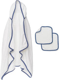 Hooded Baby Towel & Washcloth Set - Soft Organic Cotton for Sensitive